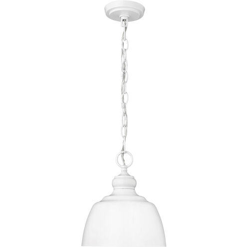 Holmes 1 Light 9 inch Matte White Mini Pendant Ceiling Light
